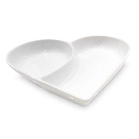 SUAVIS | Heart-Shaped Porcelain Plate