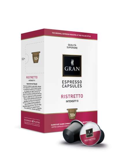 RISTRETTO | 50 Capsules Compatible with Nespresso machine