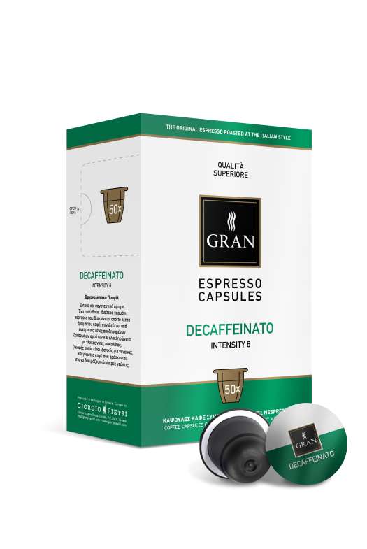 Decaffeinate | 50 Capsules Compatible with Nespresso machine