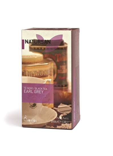 Earl Grey τσάι σε φακελάκια | Σειρά Natursan | 25 Tea Bags 1,5 g.