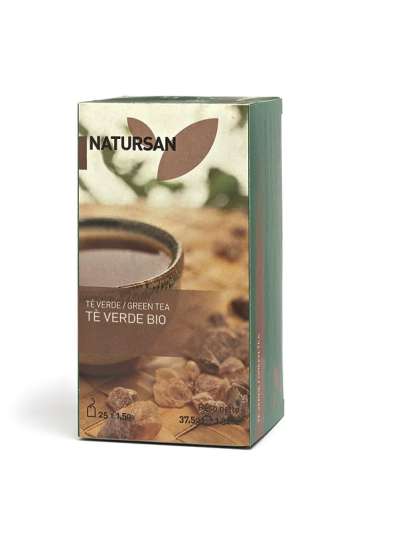 Green loose tea 100% bio | Natursan Collection |25 Tea Bags 1,5 g.